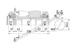 Присоединительные размеры концов выходных валов