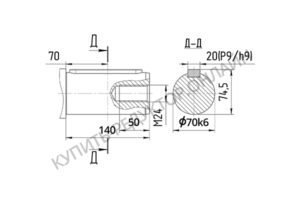 Присоединительные размеры концов выходных валов