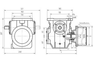 Габаритные и присоединительные размеры