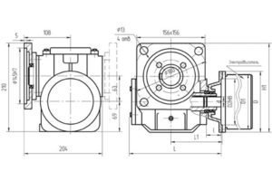 Габаритные и присоединительные размеры