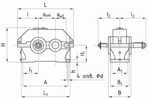 Габаритные и присоединительные размеры
