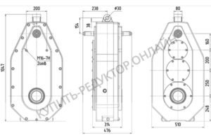 Габаритные и присоединительные размеры