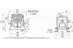 Габаритные и присоединительные размеры