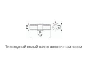 Присоединительные размеры концов выходных валов