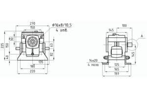 Габаритные и присоединительные размеры