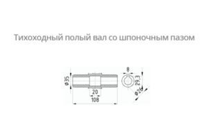 Присоединительные размеры концов выходных валов