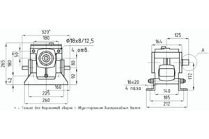 Габаритные и присоединительные размеры