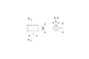 Присоединительные размеры концов выходных валов