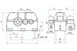 Габаритные и присоединительные размеры