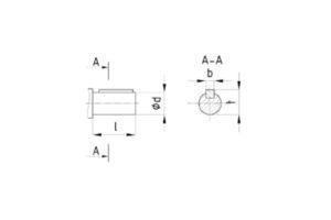 Присоединительные размеры концов выходных валов