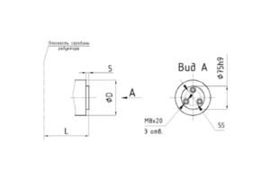 Присоединительные размеры концов выходных валов