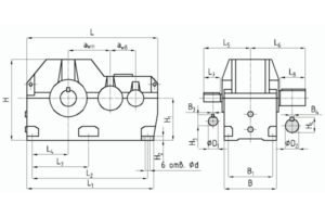Габаритные и присоединительные размеры