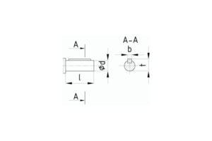 Присоединительные размеры концов выходных валов