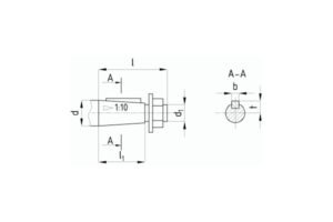 Присоединительные размеры концов выходных валов