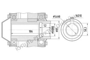 Присоединительные размеры концов выходных валов