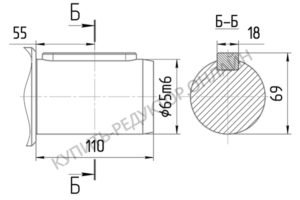 Присоединительные размеры концов выходных валов
