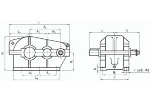 Габаритные и присоединительные размеры