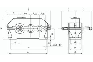 Габаритные и присоединительные размеры