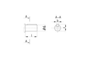 Присоединительные размеры концов выходных валов