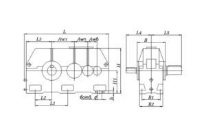 Габаритные и присоединительные размеры