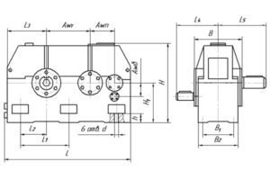 Габаритные и присоединительные размеры