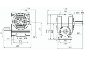 Габаритные и присоединительные размеры