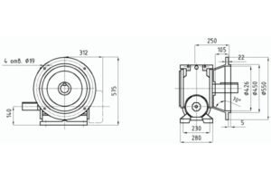 Габаритные и присоединительные размеры