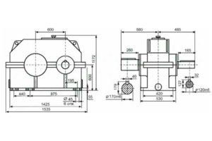 Габаритные и присоединительные размеры