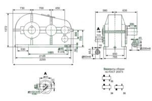 Габаритные и присоединительные размеры