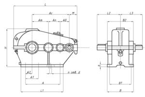 Габаритные и присоединительные размеры