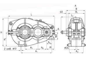 Габаритные и присоединительные размеры