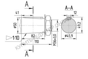 Присоединительные размеры концов выходных валов