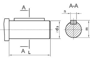 Присоединительные размеры концов выходных валов