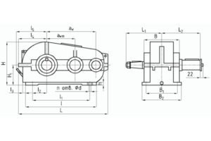 Габаритные и присоединительные размеры