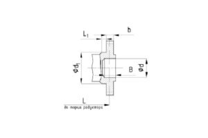 Присоединительные размеры концов выходных валов
