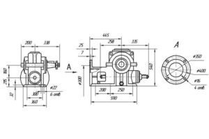 Габаритные и присоединительные размеры