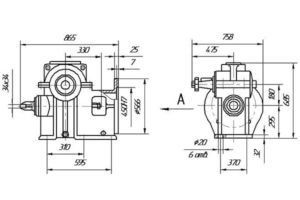 Габаритные и присоединительные размеры