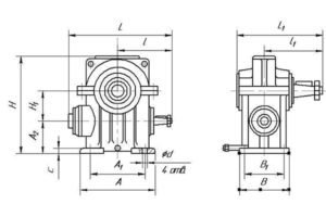 Габаритные и присоединительные размеры