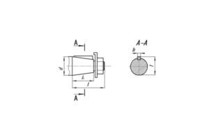 Присоединительные размеры концов выходных валов