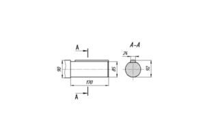 Присоединительные размеры концов выходных валов