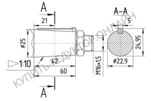 Присоединительные размеры концов выходных валов