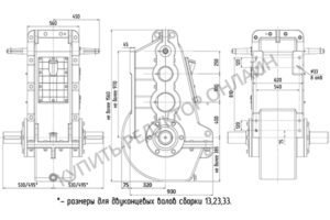 Габаритные и присоединительные размеры