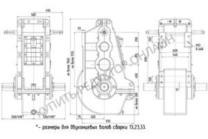 Габаритные и присоединительные размеры
